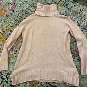 BP Light pink sweater turtle neck, size small